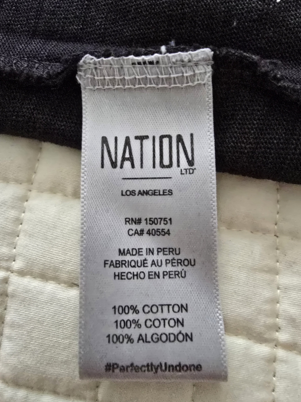NATION LTD Kimberly Black Mixed Media Tie Puff Sleeve V-Neck Top XS - Picture 8 of 10